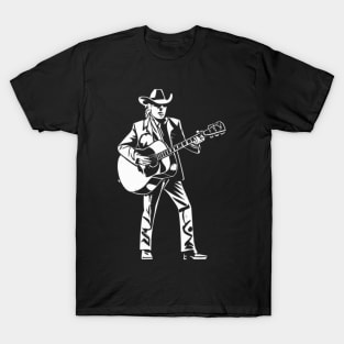 Dwight Yoakam Playing Guitar T-Shirt